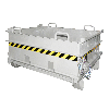 Bauer Baustoffcontainer BC 500 (Steinklammer-Entriegelung), feuerverzinkt