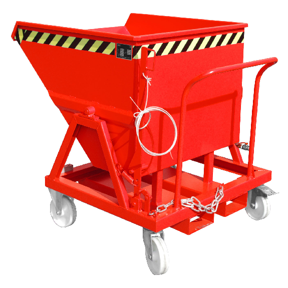 Bauer Späne-Kippmulde SKS 400, lackiert, Feuerrot Bauer Späne-Kippmulde SKS 400, lackiert, Feuerrot-Beschreibung lesen