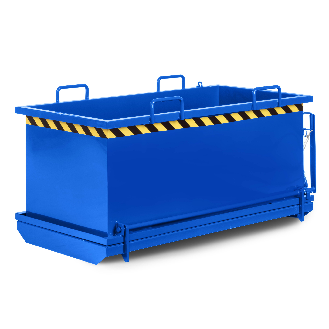 RR Industrietechnik Klappbodenbehälter Typ RKB 1490x690x845mm 500dm³ RAL 5010 Enzianblau-Beschreibung lesen