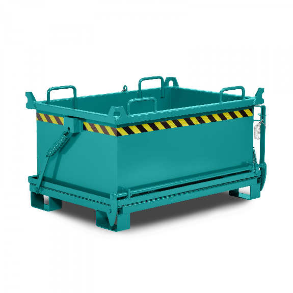 RR Industrietechnik Klappbodenbehälter Typ RBB-150 910x2000x1300mm 1500dm³ RAL 5018 Türkisblau RR Industrietechnik Klappbodenbehälter Typ RBB-150 910x2000x1300mm 1500dm³ RAL 5018 Türkisblau-Beschreibung lesen