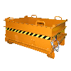 Bauer Baustoffcontainer BC 500 (Steinklammer-Entriegelung), lackiert, Gelborange Bauer Baustoffcontainer BC 500 (Steinklammer-Entriegelung), lackiert, Gelborange