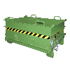 Bauer Baustoffcontainer BC 500 (Steinklammer-Entriegelung), lackiert, Resedagrün Bauer Baustoffcontainer BC 500 (Steinklammer-Entriegelung), lackiert, Resedagrün