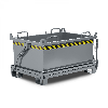 RR Industrietechnik Klappbodenbehälter Typ RBB-200 910x2600x1300mm 2000dm³ RAL 7005 Mausgrau