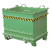 Bauer Baustoffcontainer BC 1000 (Steinklammer-Entriegelung), lackiert, Resedagrün Bauer Baustoffcontainer BC 1000 (Steinklammer-Entriegelung), lackiert, Resedagrün