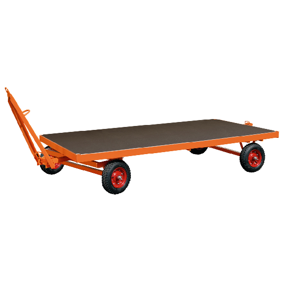 VARIOfit Industrieanhänger mit 1-Achs Drehschemellenkung und Luftbereifung 2500x1250x540mm-Beschreibung lesen