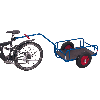 VARIOfit Fahrradanhänger ohne Bordwand mit Luftbereifung 785x435mm VARIOfit Fahrradanhänger ohne Bordwand mit Luftbereifung 785x435mm