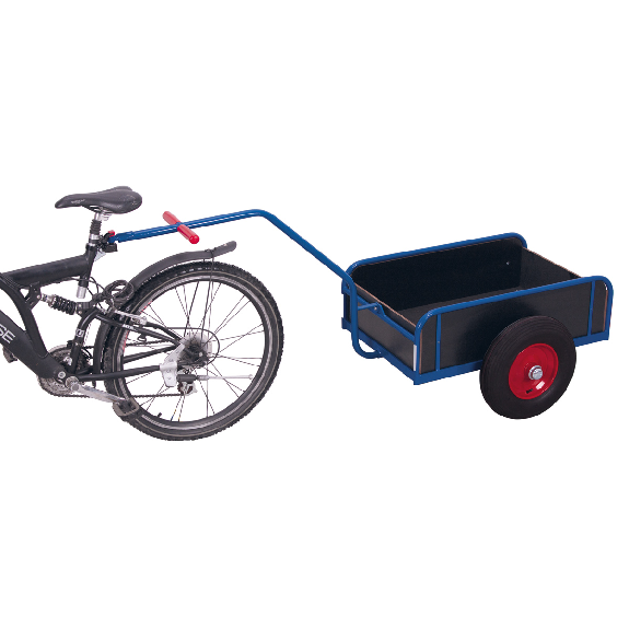 Remorque de vélo avec paroi latérale et pneus d'air 765x435 mm-Leer más