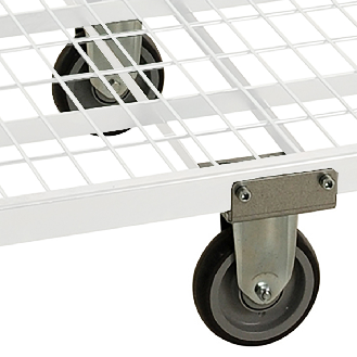 Kongamek Mittelrad in grau 200x620x200mm als Zubehör für Kommissionierwagen Modul 300-Beschreibung lesen