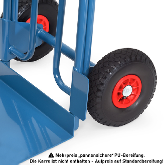 Fetra PU-Bereifung Pannensicher 400x100mm Mehrpreis für 2 Stück-Beschreibung lesen