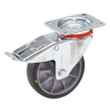 Fetra TPE-ESD Lenkrolle mit Feststeller, 160x40 mm Radgröße