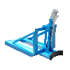 Fasslifter RS-I/M, lackiert, Lichtblau Fasslifter RS-I/M, lackiert, Lichtblau