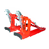 Fasslifter RS-II/D 91, lackiert, Feuerrot