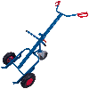 VARIOfit Fasskarre 250kg Tragkraft für 200 Liter Fässer mit Stützlenkrolle Luftbereifung VARIOfit Fasskarre 250kg Tragkraft für 200 Liter Fässer mit Stützlenkrolle Luftbereifung