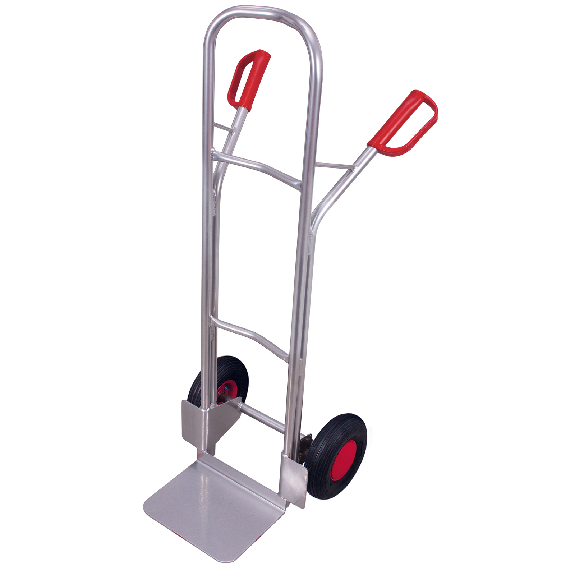 VARIOfit Aluminiumkarre 200kg Tragkraft mit gebogenen Querstreben Luftbereifung VARIOfit Aluminiumkarre 200kg Tragkraft mit gebogenen Querstreben Luftbereifung-Beschreibung lesen