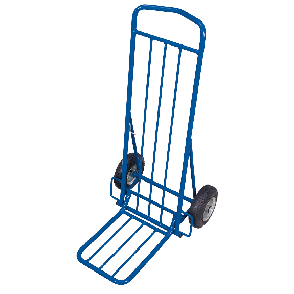 VARIOfit Paketroller 150kg Tragkraft, Schaufel klappbar Luftbereifung-Beschreibung lesen