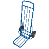 VARIOfit Paketroller 150kg Tragkraft, Schaufel klappbar Luftbereifung VARIOfit Paketroller 150kg Tragkraft, Schaufel klappbar Luftbereifung