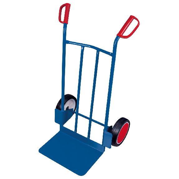 VARIOfit Stahlrohrkarren 250kg Tragkraft mit großer Schaufel, Höhe 1110mm Vollgummibereifung VARIOfit Stahlrohrkarren 250kg Tragkraft mit großer Schaufel, Höhe 1110mm Vollgummibereifung-Beschreibung lesen
