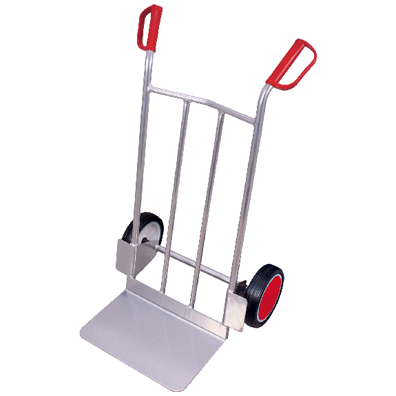 Chariot en aluminium Capacité de charge de 200 kg avec gros pneus en caoutchouc complet à la pelle-Leggi tutto