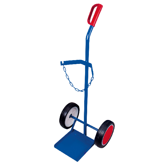 VARIOfit Stahlflaschenkarre 100kg Tragkraft für 40-50 Liter Stahlflaschen Vollgummibereifung VARIOfit Stahlflaschenkarre 100kg Tragkraft für 40-50 Liter Stahlflaschen Vollgummibereifung-Beschreibung lesen