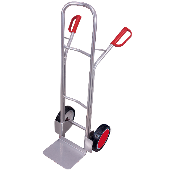VARIOfit Aluminiumkarre 200kg Tragkraft mit gebogenen Querstreben Vollgummibereifung-Beschreibung lesen