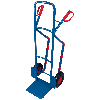 VARIOfit Stahlrohrkarren 250kg Traglast mit Kunststoffgleitkufen pannensicheres Rad