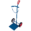VARIOfit Stahlflaschenkarre 100kg Tragkraft für 33kg Propangasflasche Vollgummibereifung