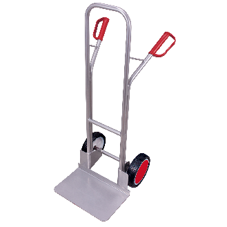 VARIOfit Aluminiumkarre große Schaufel 200kg Tragkraft 1310mm Höhe Vollgummibereifung-Beschreibung lesen