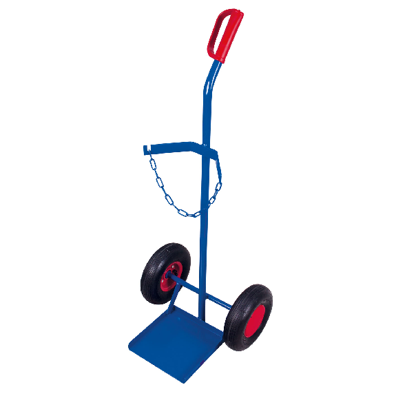 VARIOfit Stahlflaschenkarre 100kg Tragkraft für 40-50 Liter Stahlflaschen Luftbereifung VARIOfit Stahlflaschenkarre 100kg Tragkraft für 40-50 Liter Stahlflaschen Luftbereifung-Beschreibung lesen