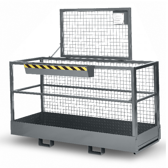 R+R Industrietechnik Arbeitskorb Typ RAK-Big 2000x800x1910mm RAL 7005 Mausgrau R+R Industrietechnik Arbeitskorb Typ RAK-Big 2000x800x1910mm RAL 7005 Mausgrau-Beschreibung lesen