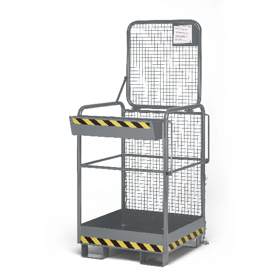 R+R Industrietechnik Arbeitskorb Typ RAK-ONE 800x800x1900mm RAL7005 Mausgrau R+R Industrietechnik Arbeitskorb Typ RAK-ONE 800x800x1900mm RAL7005 Mausgrau-Beschreibung lesen