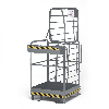 R+R Industrietechnik Arbeitskorb Typ RAK-ONE 800x800x1900mm RAL7005 Mausgrau R+R Industrietechnik Arbeitskorb Typ RAK-ONE 800x800x1900mm RAL7005 Mausgrau