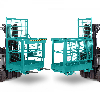 R+R Industrietechnik Arbeitskorb Typ RAK-DUO 1200x800x1950mm RAL5018 Türkisblau R+R Industrietechnik Arbeitskorb Typ RAK-DUO 1200x800x1950mm RAL5018 Türkisblau
