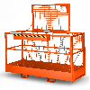 R+R Industrietechnik Arbeitskorb Typ RAK-Big 2000x800x1910mm RAL2004 Reinorange R+R Industrietechnik Arbeitskorb Typ RAK-Big 2000x800x1910mm RAL2004 Reinorange