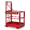 RR Industrietechnik Arbeitskorb Typ RAK-SLIM 800x800x1910mm RAL3000 Feuerrot RR Industrietechnik Arbeitskorb Typ RAK-SLIM 800x800x1910mm RAL3000 Feuerrot