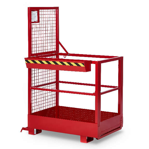 RR Industrietechnik Arbeitskorb Typ RAK-SLIM 800x800x1910mm RAL3000 Feuerrot RR Industrietechnik Arbeitskorb Typ RAK-SLIM 800x800x1910mm RAL3000 Feuerrot-Beschreibung lesen