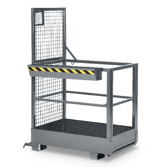 RR Industrietechnik Arbeitskorb Typ RAK-SLIM 800x800x1910mm RAL7005 Mausgrau RR Industrietechnik Arbeitskorb Typ RAK-SLIM 800x800x1910mm RAL7005 Mausgrau-Beschreibung lesen