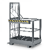 RR Industrietechnik Arbeitskorb Typ RAK-SLIM 800x800x1910mm RAL7005 Mausgrau RR Industrietechnik Arbeitskorb Typ RAK-SLIM 800x800x1910mm RAL7005 Mausgrau