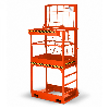 R+R Industrietechnik Arbeitskorb Typ RAK-High 1200x800x2910mm RAL 2004 Reinorange R+R Industrietechnik Arbeitskorb Typ RAK-High 1200x800x2910mm RAL 2004 Reinorange