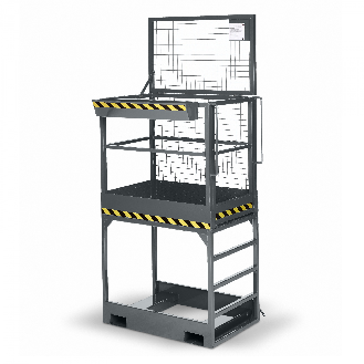 Arbeitskorb 1200x800x2910mm mausgrau-Beschreibung lesen