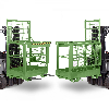 R+R Industrietechnik Arbeitskorb Typ RAK-DUO 1200x800x1950mm RAL6011 Resedagrün R+R Industrietechnik Arbeitskorb Typ RAK-DUO 1200x800x1950mm RAL6011 Resedagrün