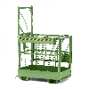 R+R Industrietechnik Arbeitskorb Typ RAK-DUO 1200x800x1950mm RAL6011 Resedagrün R+R Industrietechnik Arbeitskorb Typ RAK-DUO 1200x800x1950mm RAL6011 Resedagrün