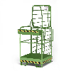 R+R Industrietechnik Arbeitskorb Typ RAK-ONE 800x800x1900mm RAL6011 Resedagrün R+R Industrietechnik Arbeitskorb Typ RAK-ONE 800x800x1900mm RAL6011 Resedagrün