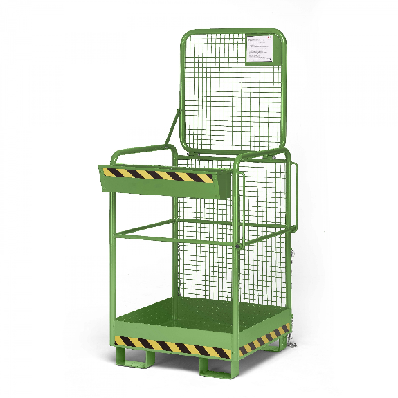 R+R Industrietechnik Arbeitskorb Typ RAK-ONE 800x800x1900mm RAL6011 Resedagrün R+R Industrietechnik Arbeitskorb Typ RAK-ONE 800x800x1900mm RAL6011 Resedagrün-Beschreibung lesen