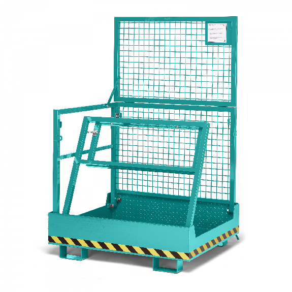 R+R Industrietechnik Arbeitskorb Typ RAK-Compact 1200x1080x1910mm RAL5018 Türkisblau R+R Industrietechnik Arbeitskorb Typ RAK-Compact 1200x1080x1910mm RAL5018 Türkisblau-Beschreibung lesen