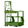 RR Industrietechnik Arbeitskorb Typ RAK-Multi 800x1200x1910mm RAL6011 Resedagrün RR Industrietechnik Arbeitskorb Typ RAK-Multi 800x1200x1910mm RAL6011 Resedagrün
