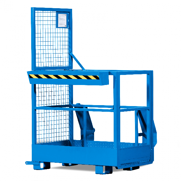 RR Industrietechnik Arbeitskorb Typ RAK-Multi 800x1200x1910mm RAL5010 Enzianblau-Beschreibung lesen