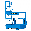RR Industrietechnik Arbeitskorb Typ RAK-Multi 800x1200x1910mm RAL5010 Enzianblau