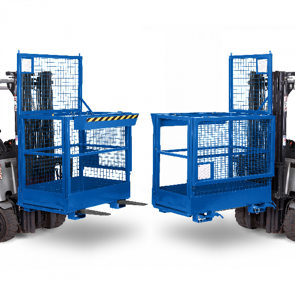 R+R Industrietechnik Arbeitskorb Typ RAK-DUO 1200x800x1950mm RAL5010 Enzianblau R+R Industrietechnik Arbeitskorb Typ RAK-DUO 1200x800x1950mm RAL5010 Enzianblau-Beschreibung lesen