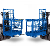 R+R Industrietechnik Arbeitskorb Typ RAK-DUO 1200x800x1950mm RAL5010 Enzianblau R+R Industrietechnik Arbeitskorb Typ RAK-DUO 1200x800x1950mm RAL5010 Enzianblau
