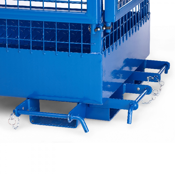R+R Industrietechnik Arbeitskorb Typ RAK-DUO 1200x800x1950mm RAL5010 Enzianblau R+R Industrietechnik Arbeitskorb Typ RAK-DUO 1200x800x1950mm RAL5010 Enzianblau-Beschreibung lesen